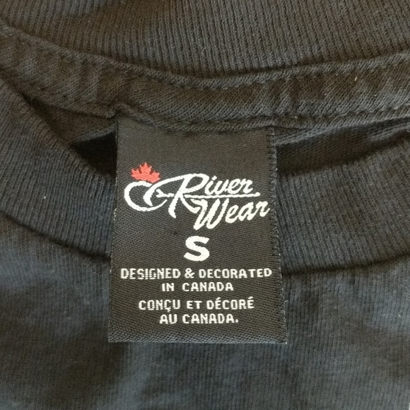 Canada moose t-shirt black small men's - Picture 3 of 3